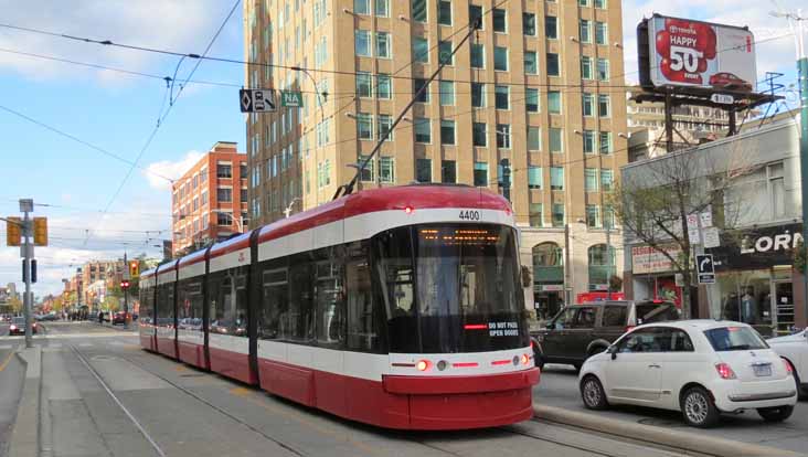 TTC Bombardier Flexity 4400